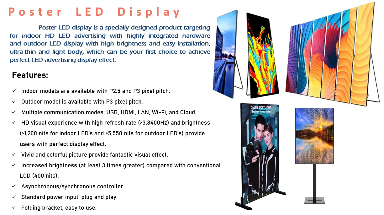 PosterLED LED Display Series